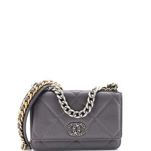 Chanel 19 Wallet On Chain Quilted #255361C28B